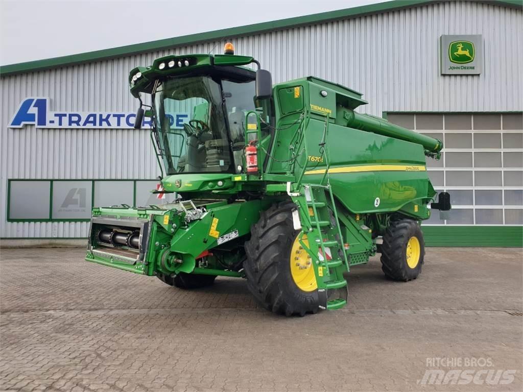 John Deere T670 Skurtreskere