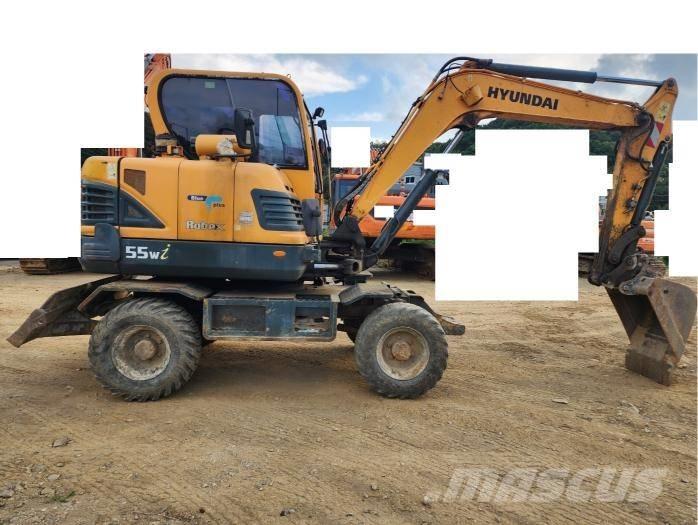 Hyundai Robex 55 W-3 Hjulgravere