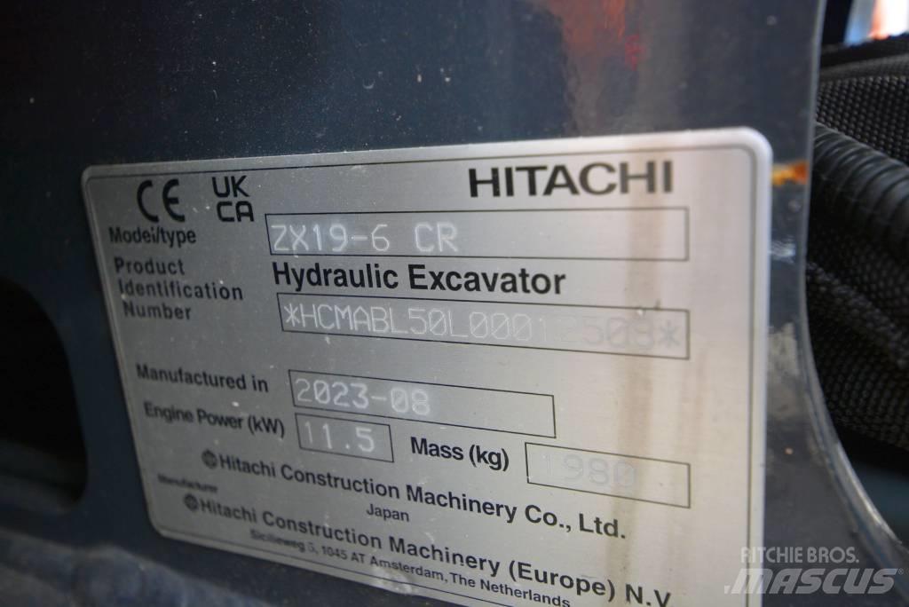 Hitachi ZX 19-6 Minigravere <7t