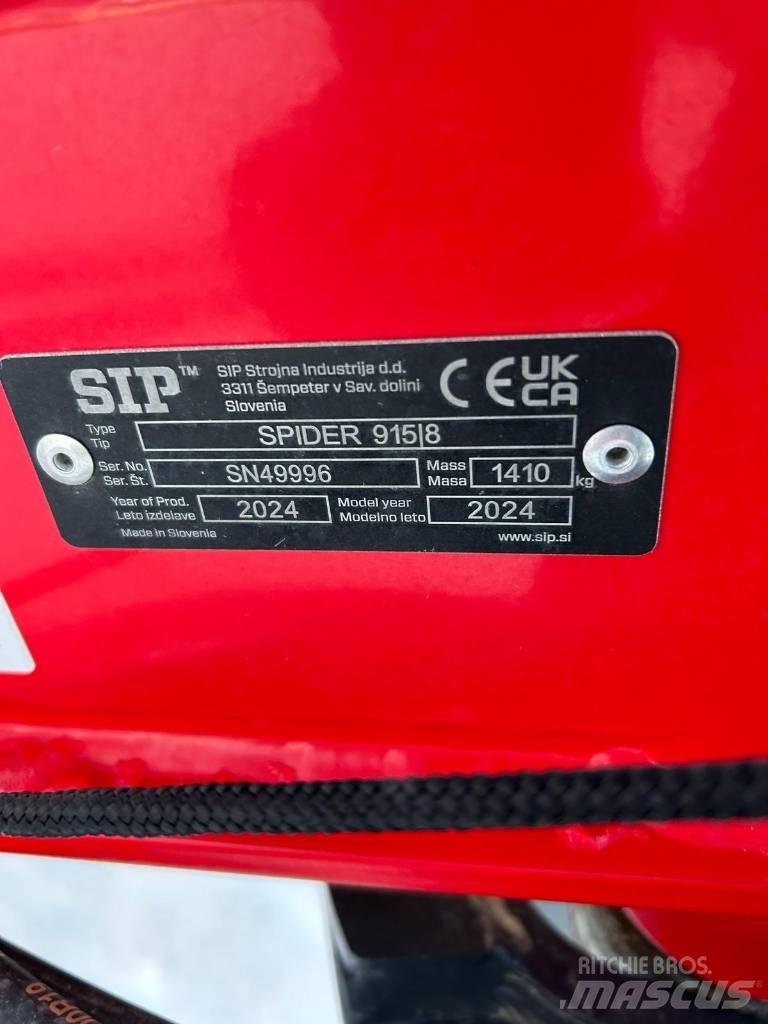 SIP Spider 915/8 Raker og høyvendere