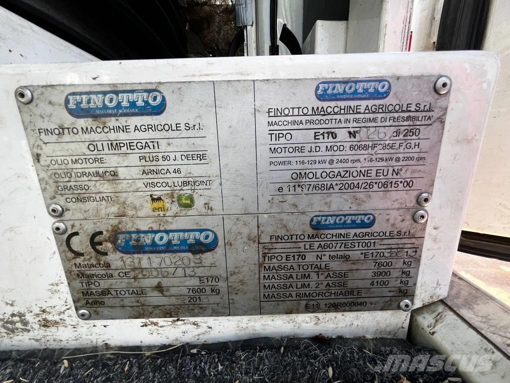  Finotto E170 Gjødselsprøyter