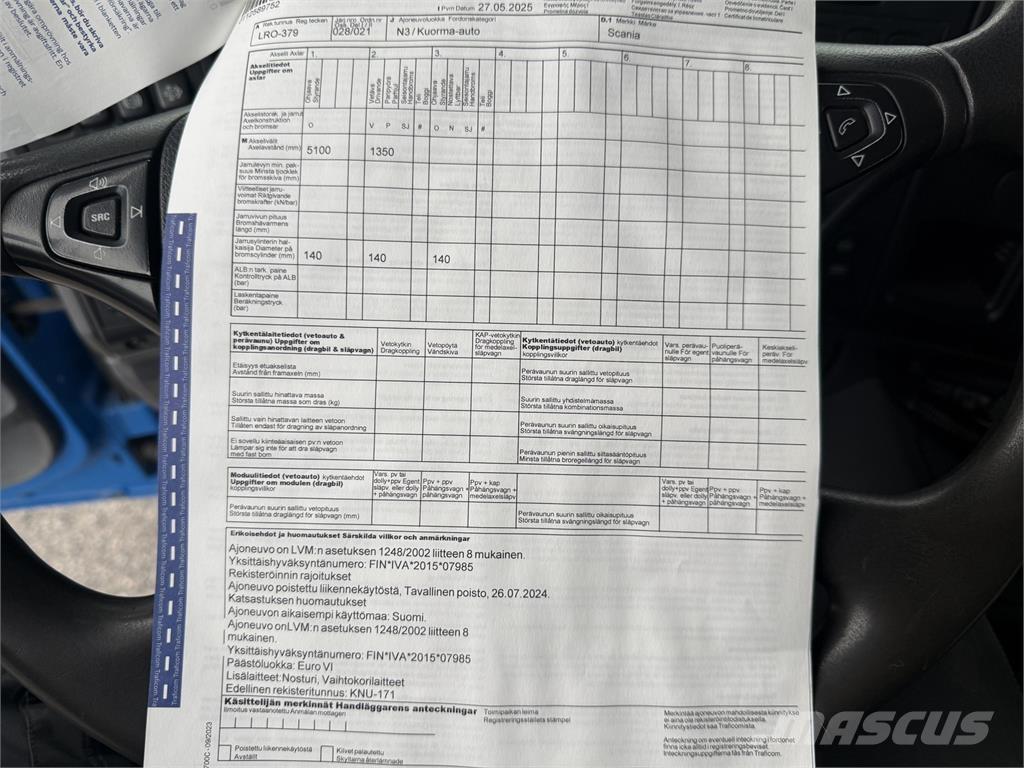 Scania P 410 6X2 Kranbil