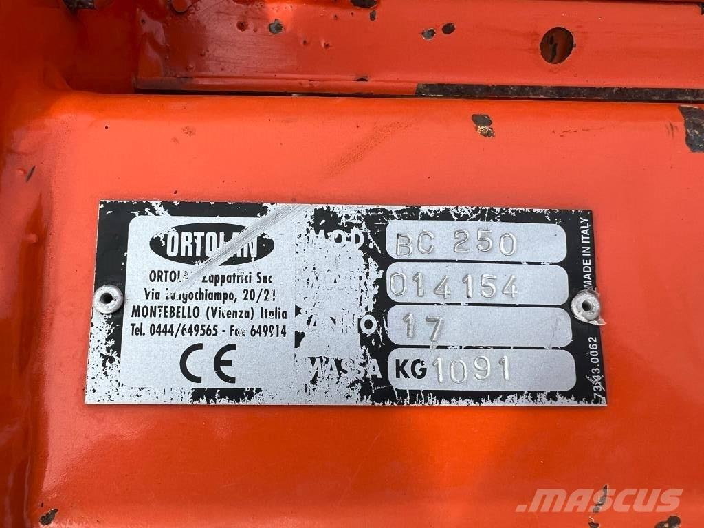 Ortolan BC 250 Frees Andre Jordforbedrings maskiner og ekstrautstyr