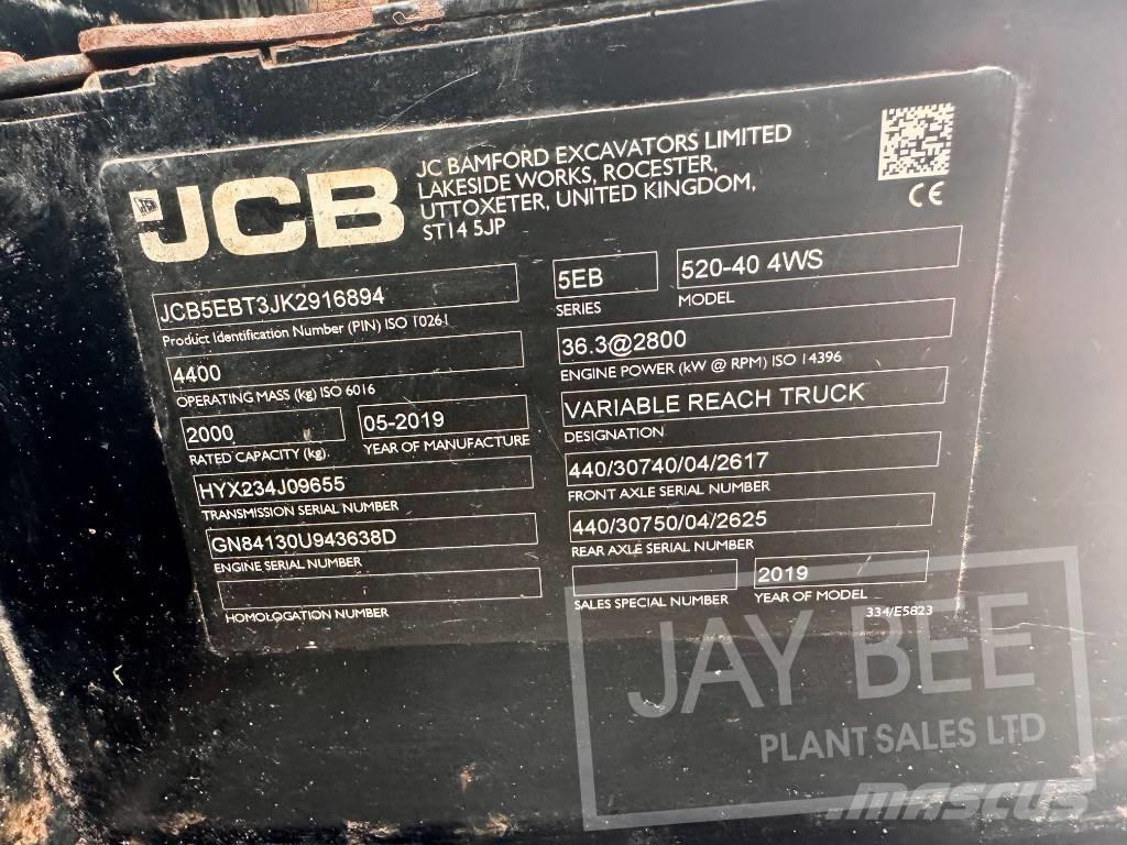 JCB 520-40 Teleskoplastere