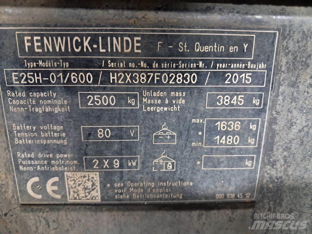 Linde E25H-01/600 Elektriske trucker