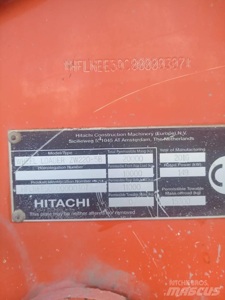 Hitachi ZW 220-6 Hjulgravere