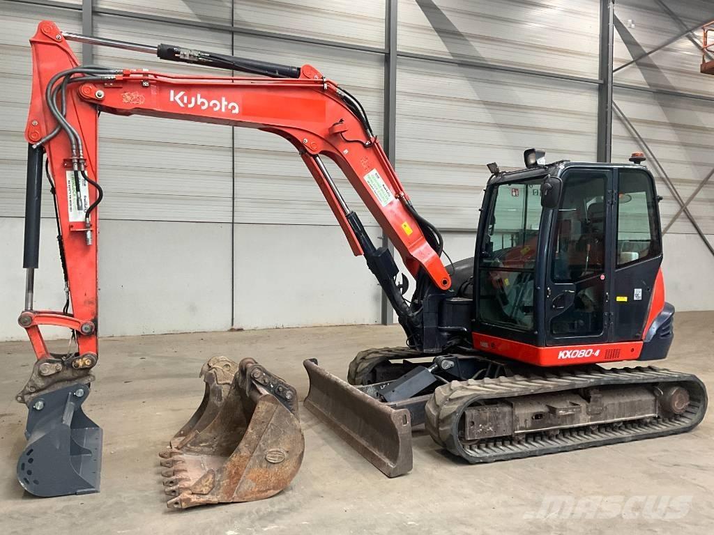 Kubota KX 080-4 Midigravere 7 - 12t