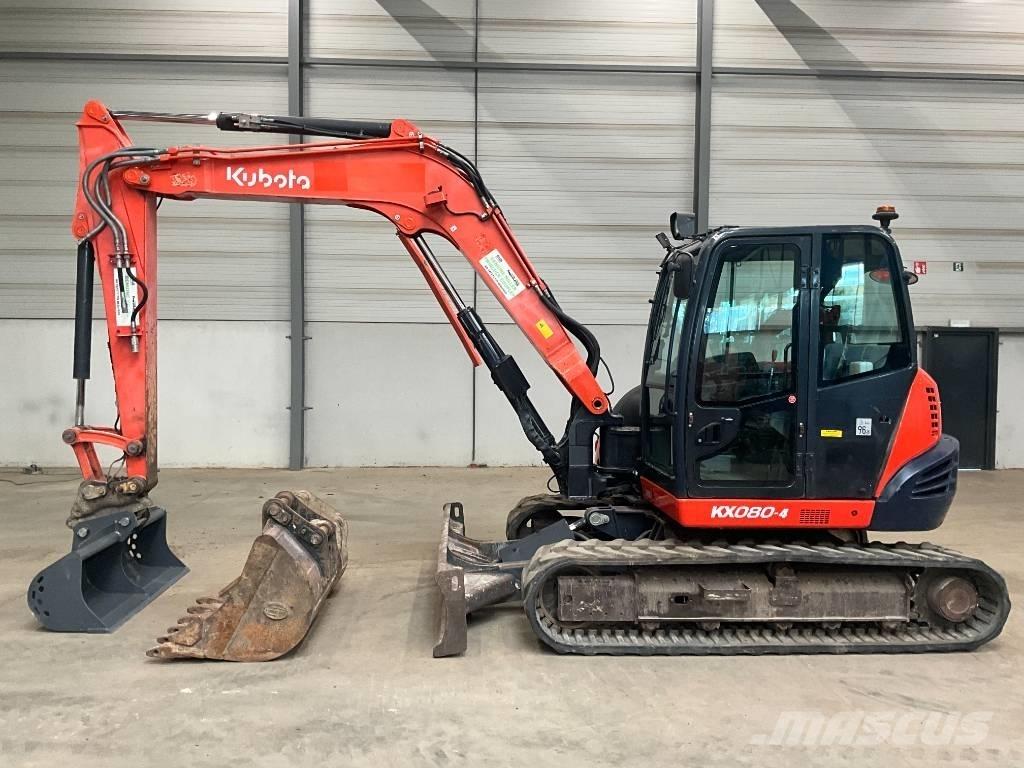 Kubota KX 080-4 Midigravere 7 - 12t