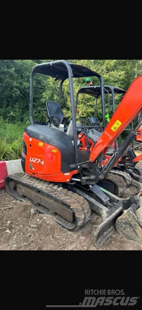 Kubota U 27-4 Minigravere <7t