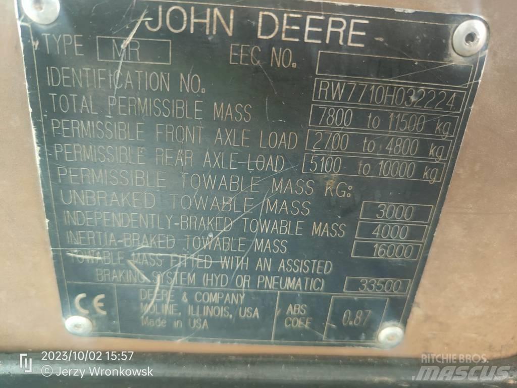 John Deere 7710 Traktorer