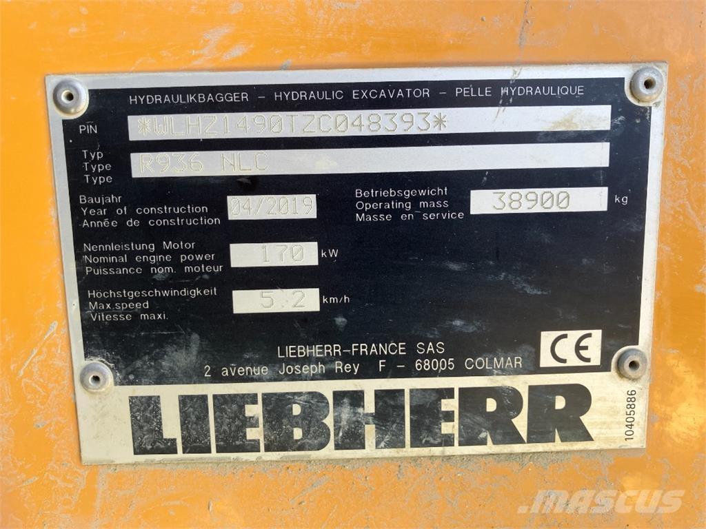 Liebherr R936 Beltegraver