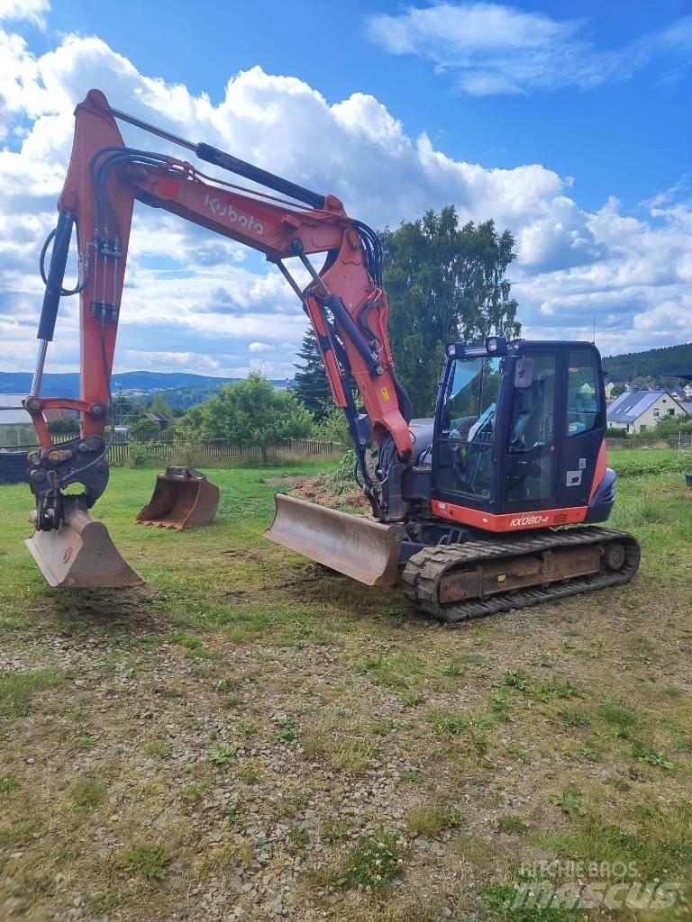Kubota KX 080-4 Midigravere 7 - 12t