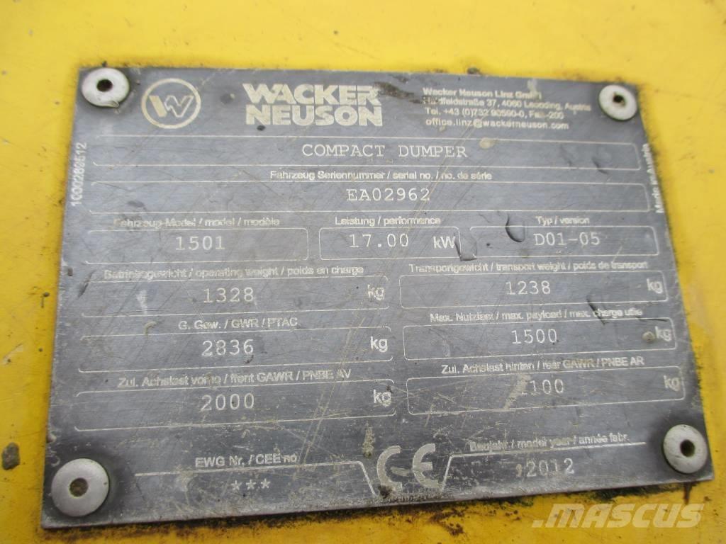 Wacker Neuson 1501 Mini dumpere