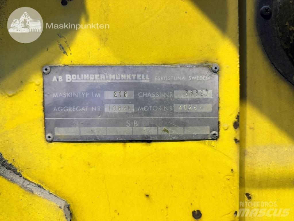 Volvo BM 218 Hjullastere