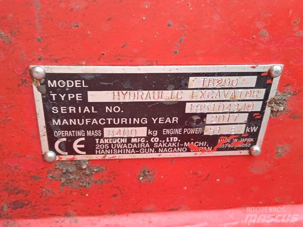 Takeuchi TB290 Minigravere <7t