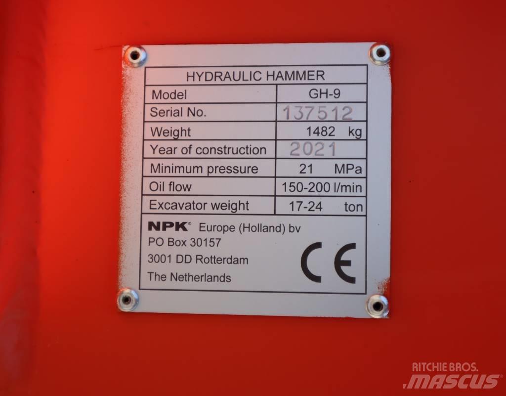 NPK GH-9 Hydrauliske hammere