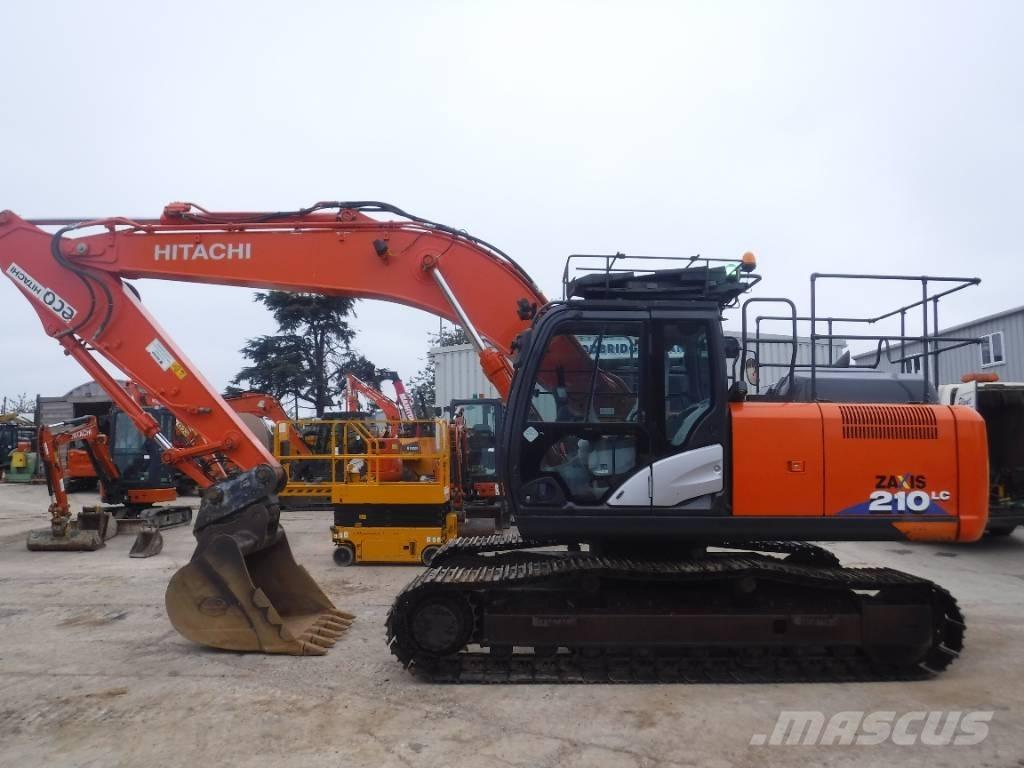 Hitachi ZX 210 LC-6 Beltegraver