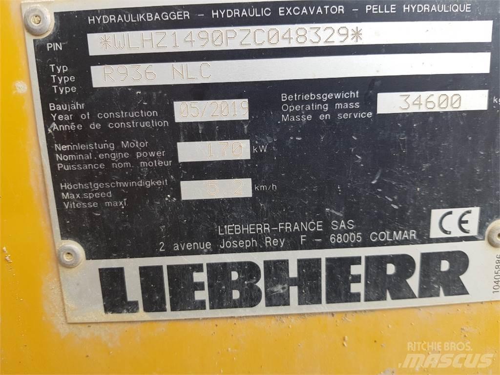 Liebherr R936 NLC Beltegraver