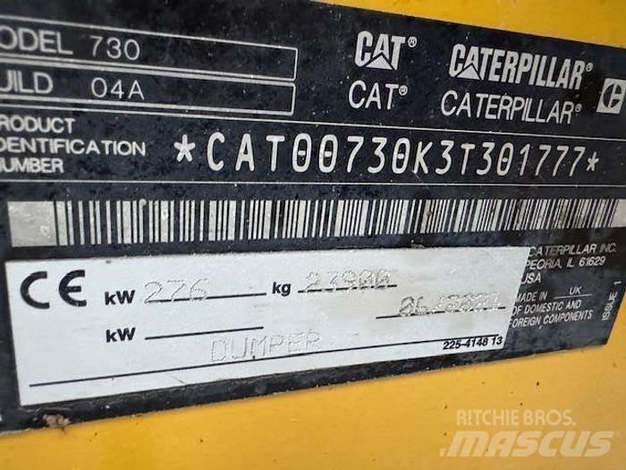 CAT 730 Rammestyrte Dumpere
