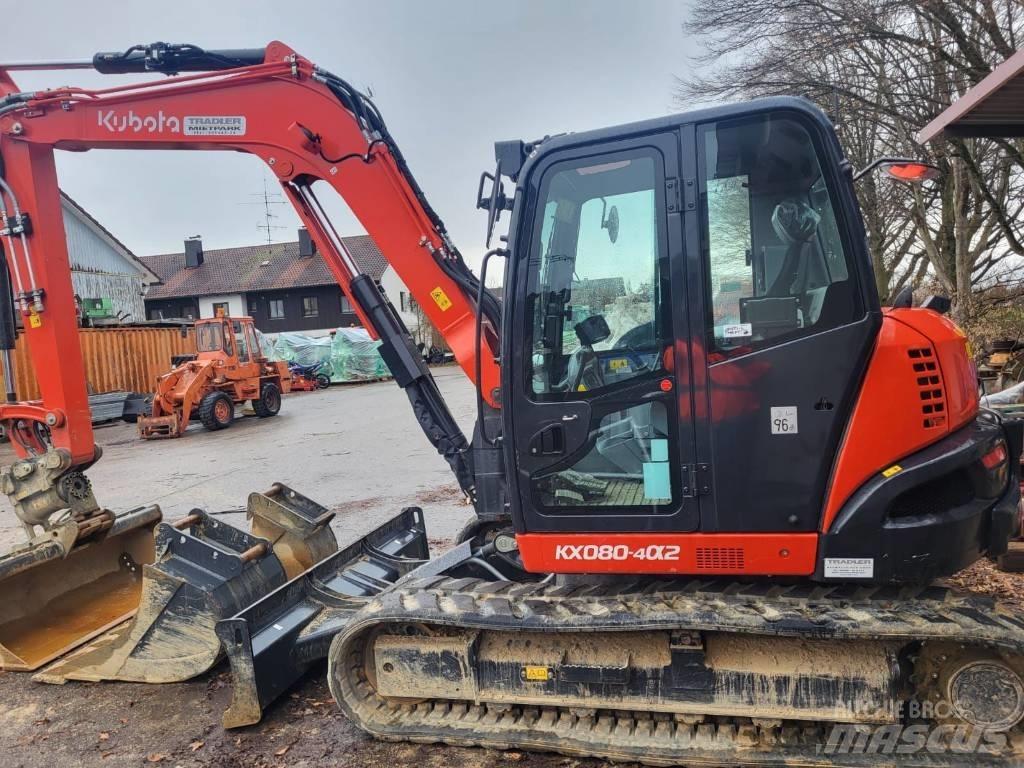 Kubota KX 080-4 Minigravere <7t