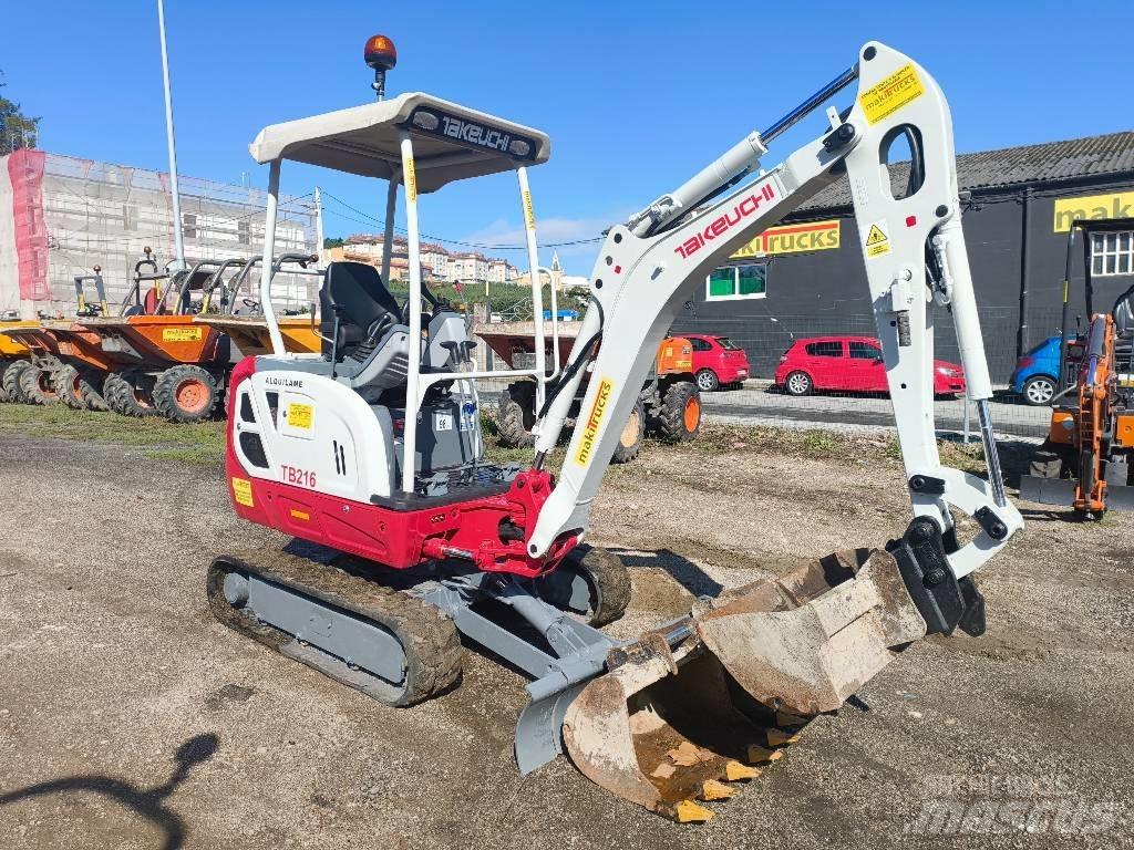 Takeuchi TB 216 Minigravere <7t