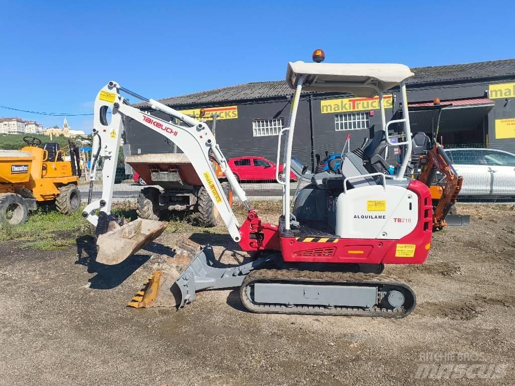 Takeuchi TB 216 Minigravere <7t