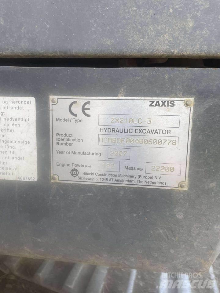 Hitachi ZX210 Beltegraver