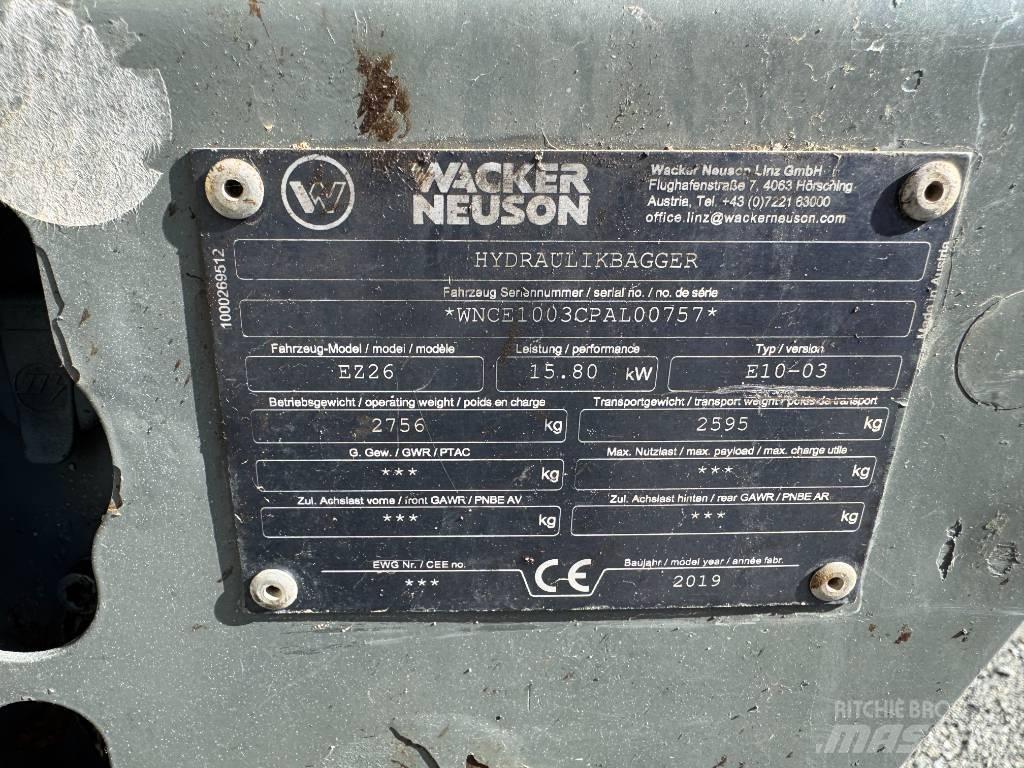Wacker Neuson EZ26 Beltegraver