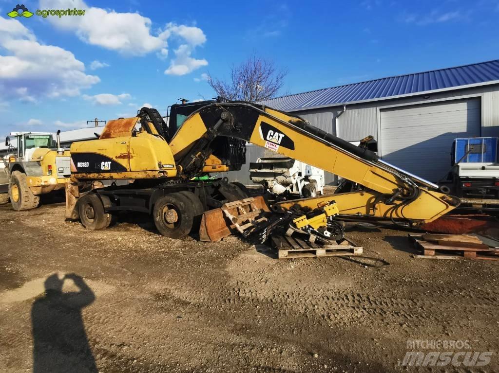 CAT M 318 D Gravemaskiner for avfallshåndtering