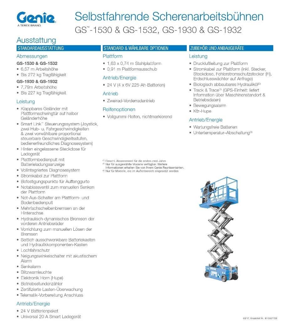 Genie GS1932e Sakselifter
