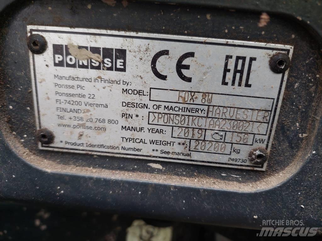Ponsse FOX 8W Hogstmaskiner