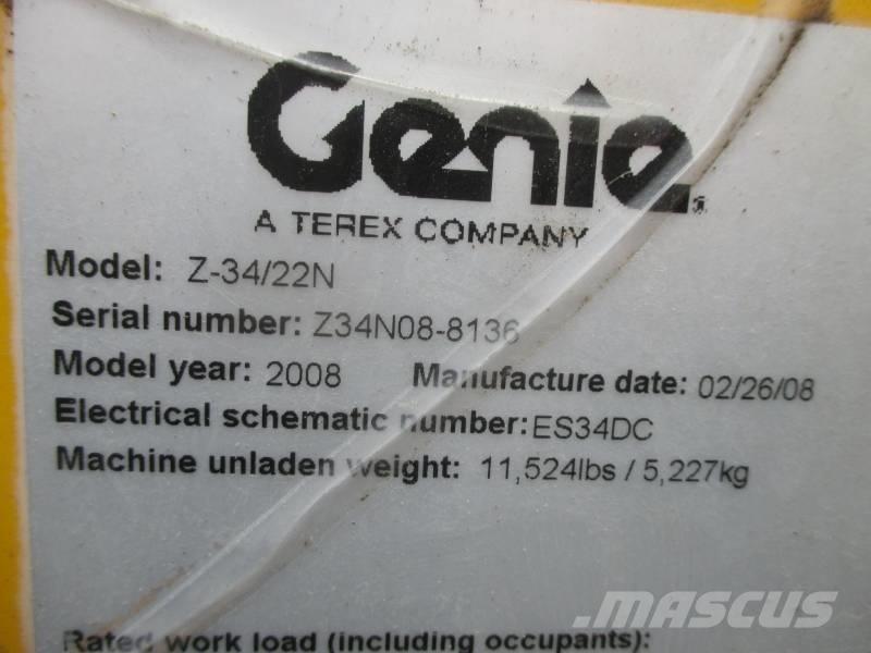 Genie Z 34/22 N Leddede bomlifter