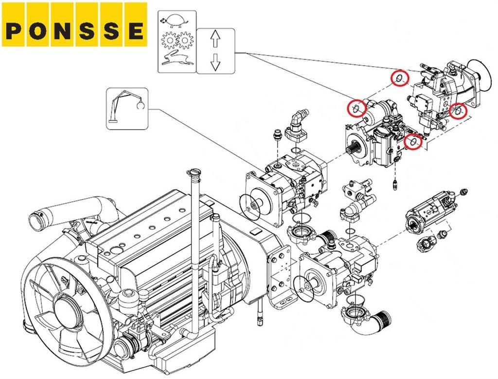 Ponsse 0014134 Hydraulikk