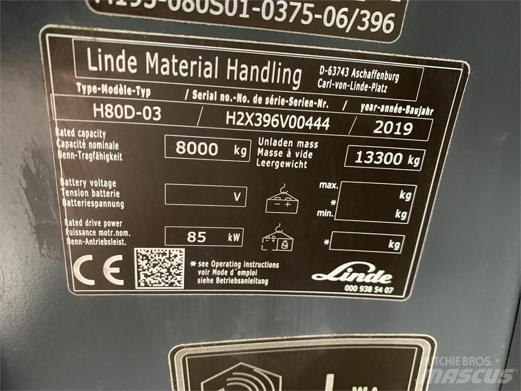 Linde H80D Diesel Trucker