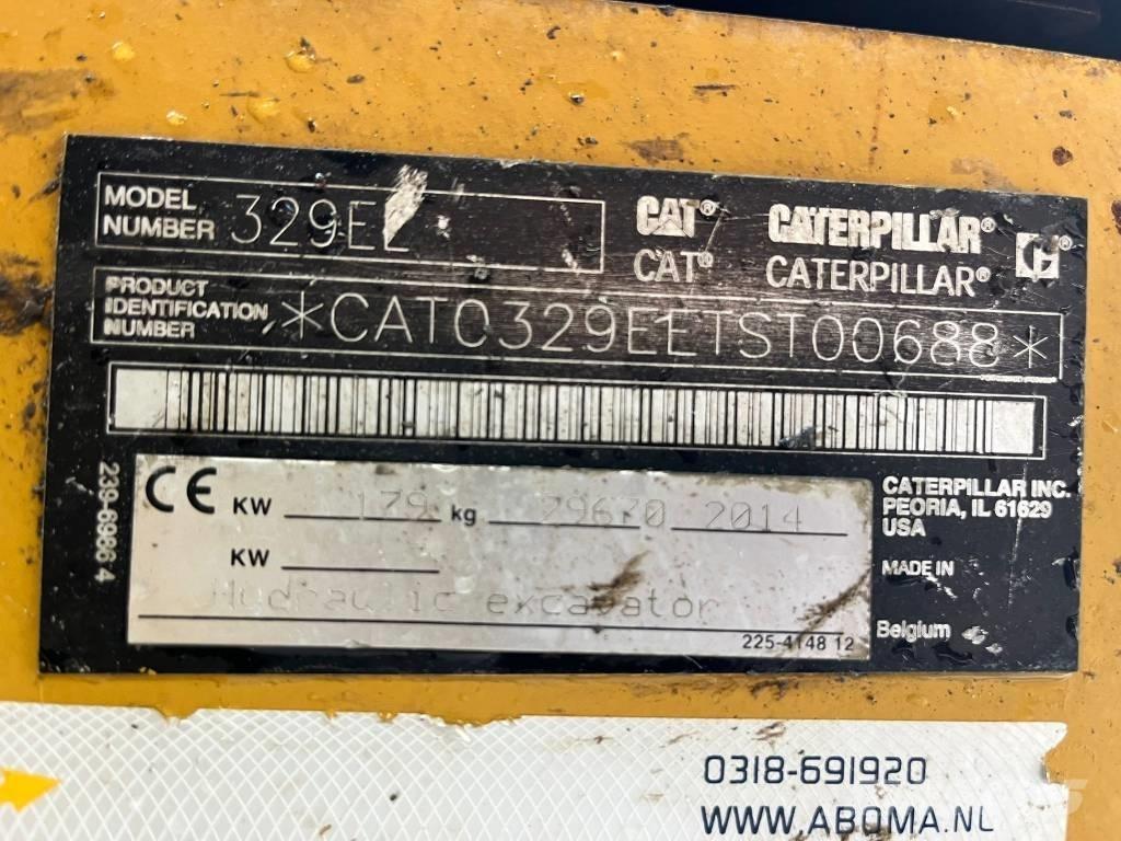CAT 329 EL Beltegraver