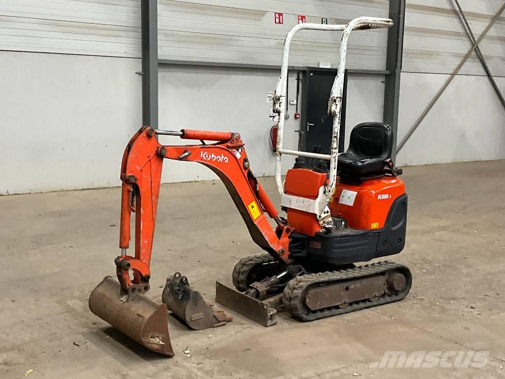Kubota K 008-3 Minigravere <7t