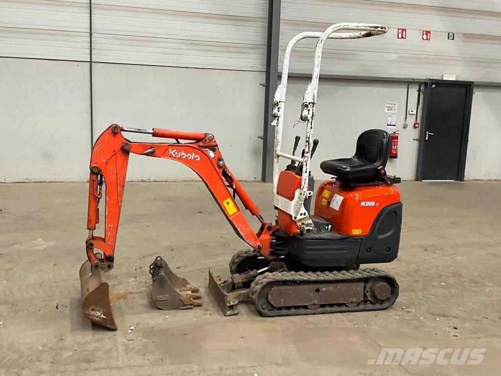 Kubota K 008-3 Minigravere <7t