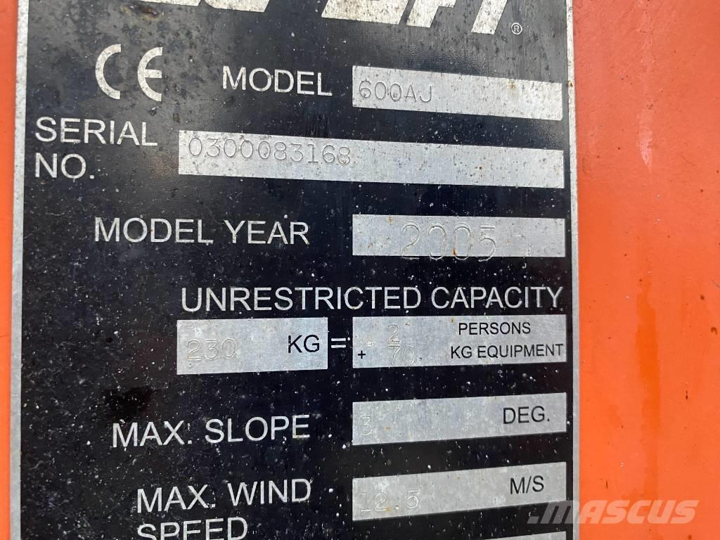 JLG 600 AJ Leddede bomlifter