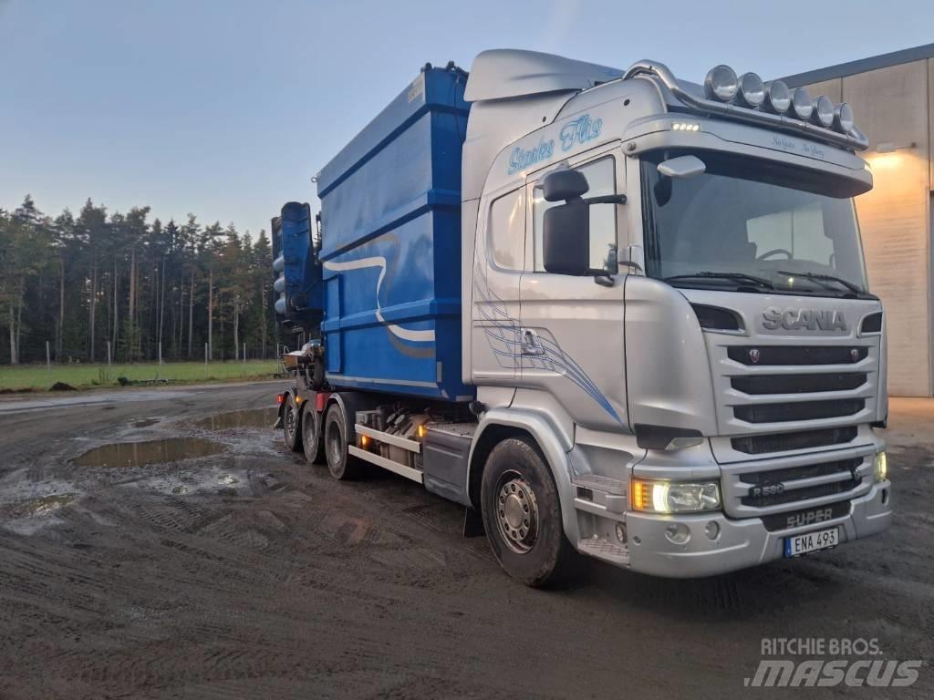 Scania R 580 LB Fliskuttere