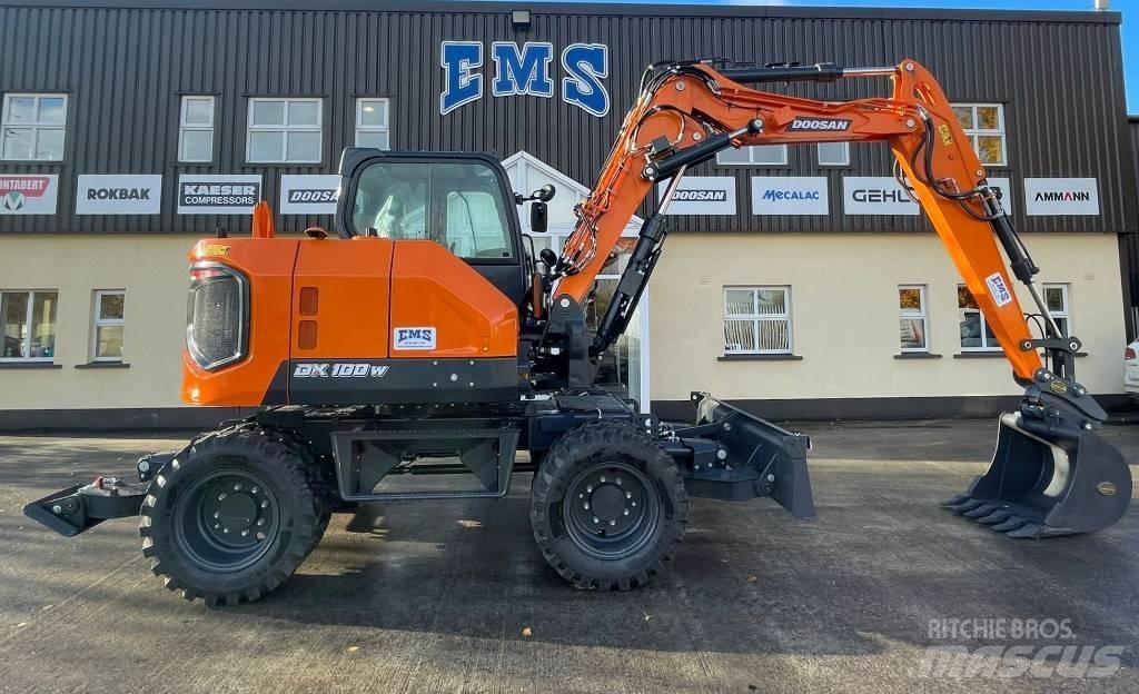 Doosan DX100W-7 Hjulgravere