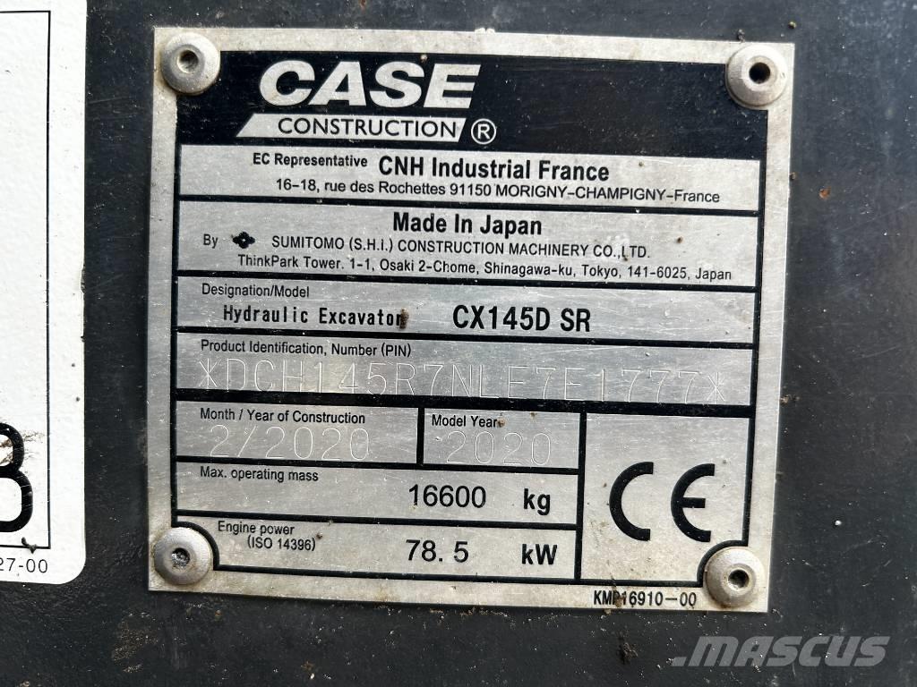 CASE CX 145 D SR Beltegraver