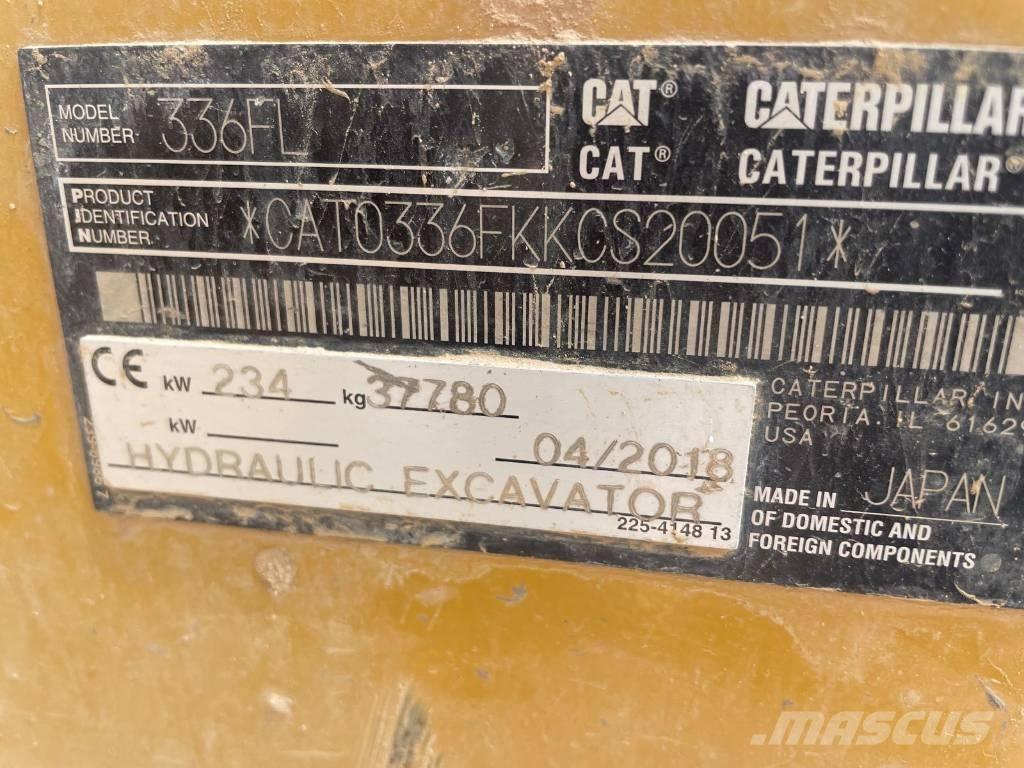 CAT 336FL Beltegraver