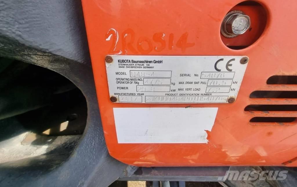 Kubota U 48-4 Minigravere <7t