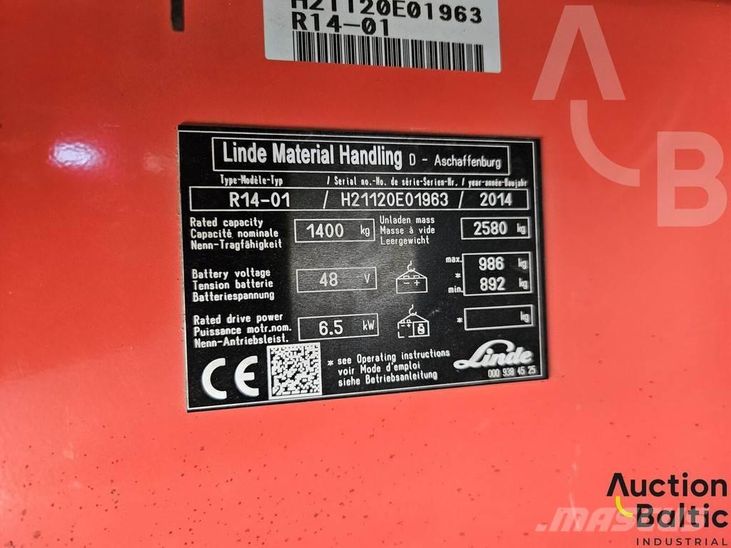 Linde R14-01 Middelsløftende plukketruck