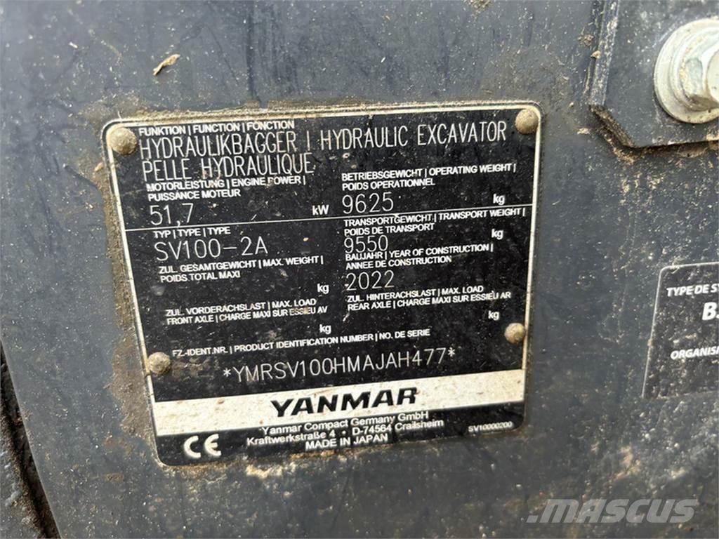Yanmar SV100-2A Beltegraver