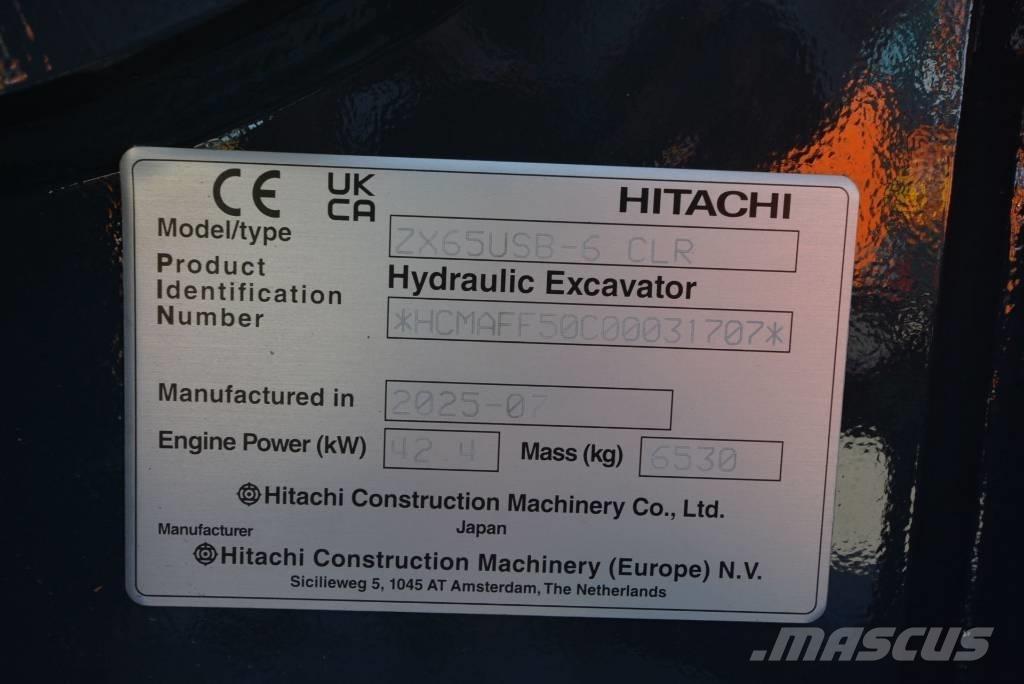 Hitachi ZX 65 USB-6 Minigravere <7t