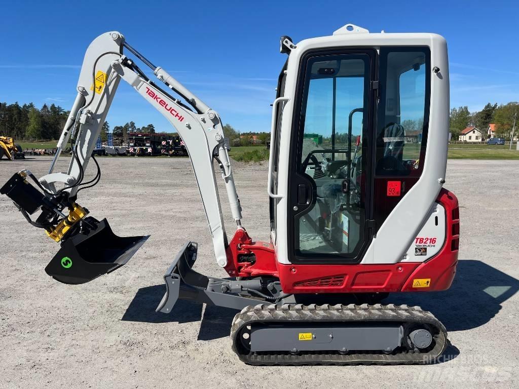 Takeuchi TB 216 A Minigravere <7t
