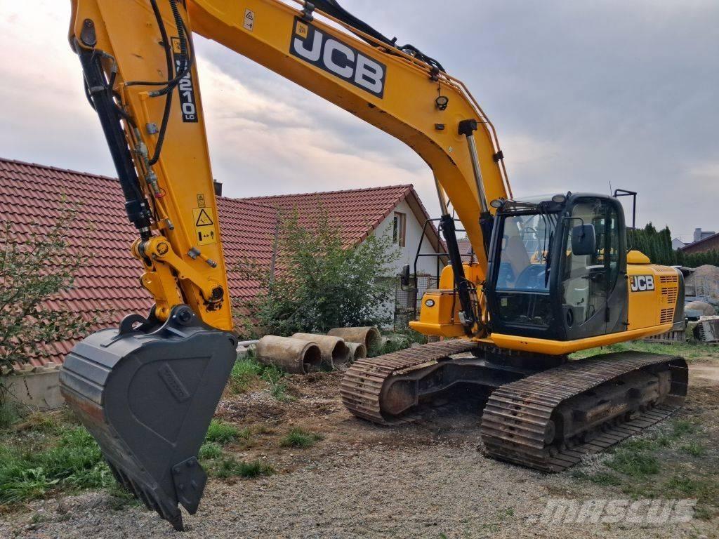 JCB JS210LC T4F Beltegraver