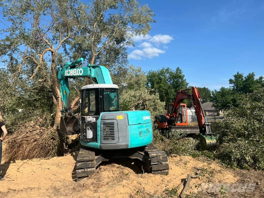 Kobelco SK 75 UR Beltegraver