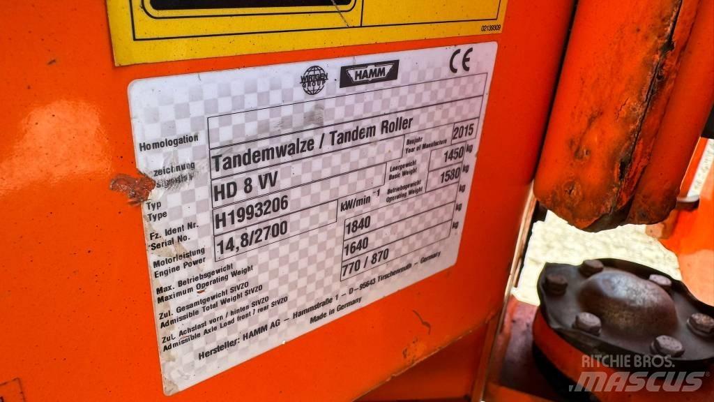 Hamm HD 8 VV Tandem Valser